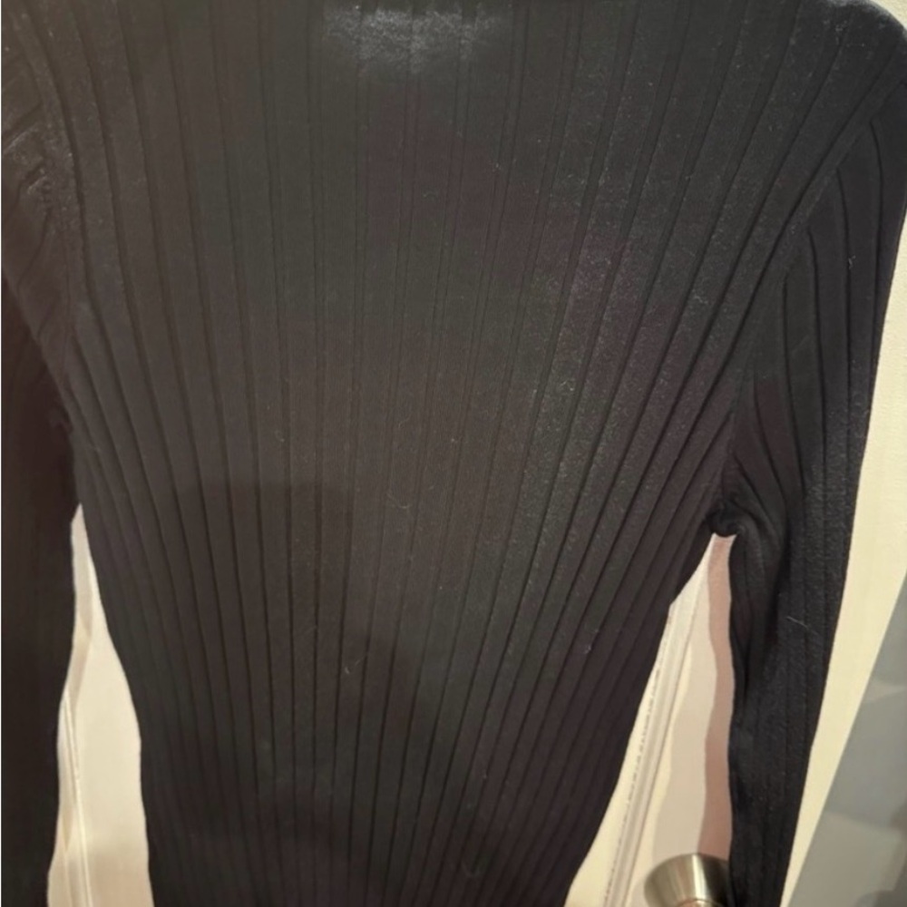 INC International Concepts Black Sweater with Silver Accents - Picture 6 of 6